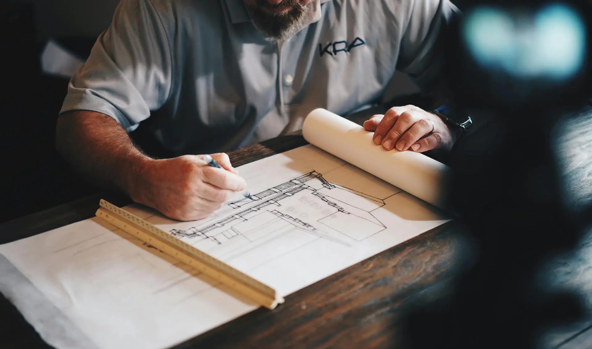 Engineers performing site evaluation and soil condition analysis